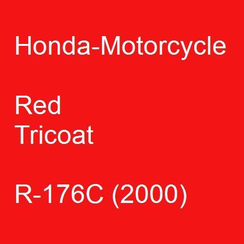 Honda-Motorcycle, Red Tricoat, R-176C (2000).